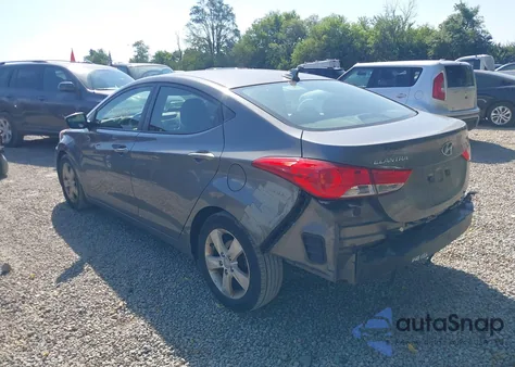 2013 Hyundai Elantra Gls z USA, uszkodzony, nr VIN 5NPDH4AEXDH168152